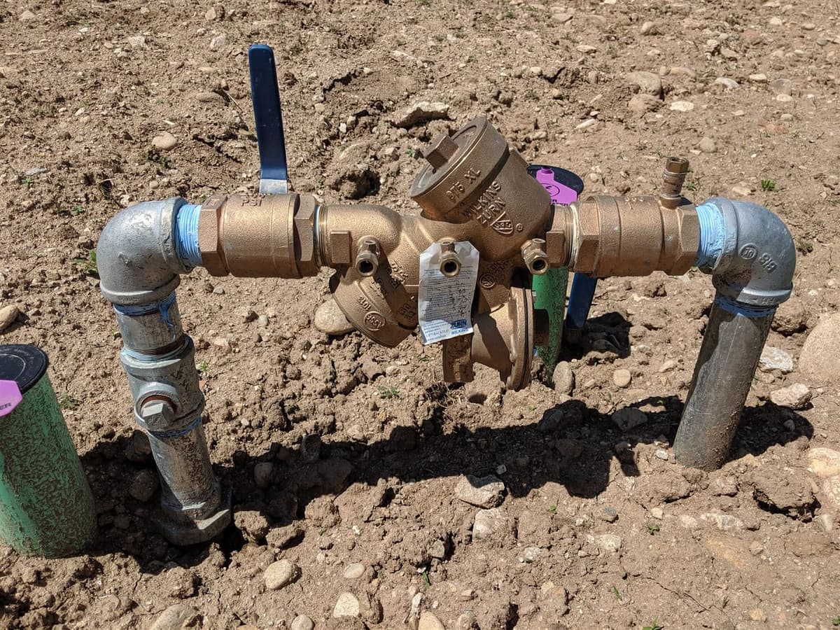 Backflow Prevention Testing example